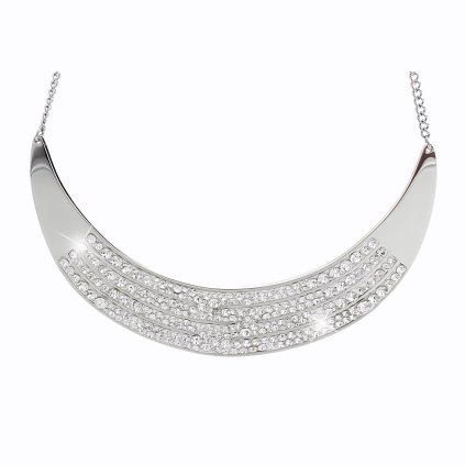 Ocelový náhrdelník Arc Swarovski® Crystal 61300545cr
