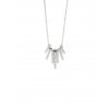 J61300462CR Ocelový náhrdelník Tyčinky s kameny Swarovski® Crystal