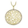 J61300479G Ocelový náhrdelník Ornament s kameny Swarovski® Gold
