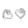 Náušnice Srdíčka mini s kameny Swarovski® Crystal