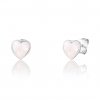 svle1013xf6o100Stříbrné náušnice Opálové srdíčko white
