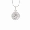 J92300073CR Stříbrný řetízek s přívěskem Swarovski components Round crystalki® components Round III.