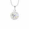 J92300073OP Stříbrný řetízek s přívěskem Swarovski components Round opalki® components Round III.