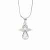 J92300114CR Stříbrný řetízek s andílkem Swarovski crystal