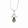 J92300114SN Stříbrný řetízek s andílkem Swarovski shadow