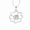 J92300116CR Stříbrný řetízek a přívěsek Čtyřlístek SwarovskiSwarovski® components