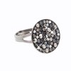 J92700111STEEL Stříbrný prsten Swarovski® components Round VIII.