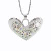 J61300406ab Náhrdelník Srdce s křišťálky Swarovski® Crystal AB