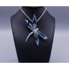 F913264dbŘetízek s přívěskem Vážka Swarovski® Denim Blue