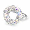 J92700311abStříbrný prsten round s kameny Swarovski AB