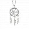61300740crNáhrdelník Lapač snů Swarovski 
