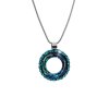 J61300735bb Náhrdelník Donut Swarovski® Bermuda Blue 61300735bb