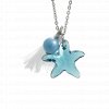 J61300736ind Náhrdelník Mořská hvězdice s ozdobou a kameny Swarovski® Indicolite 61300736ind