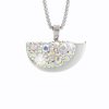 J61300295AB Náhrdelník Půlměsíc s kameny Swarovski® Crystal AB