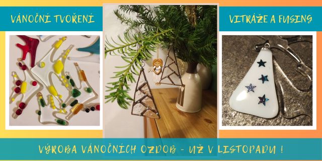Kurzy výroby vánočních ozdob ze skla