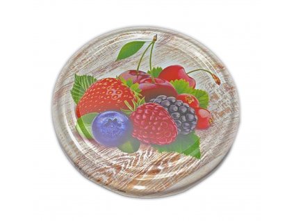 Víčko TO 82 ovoce dekor 6 RTS steril