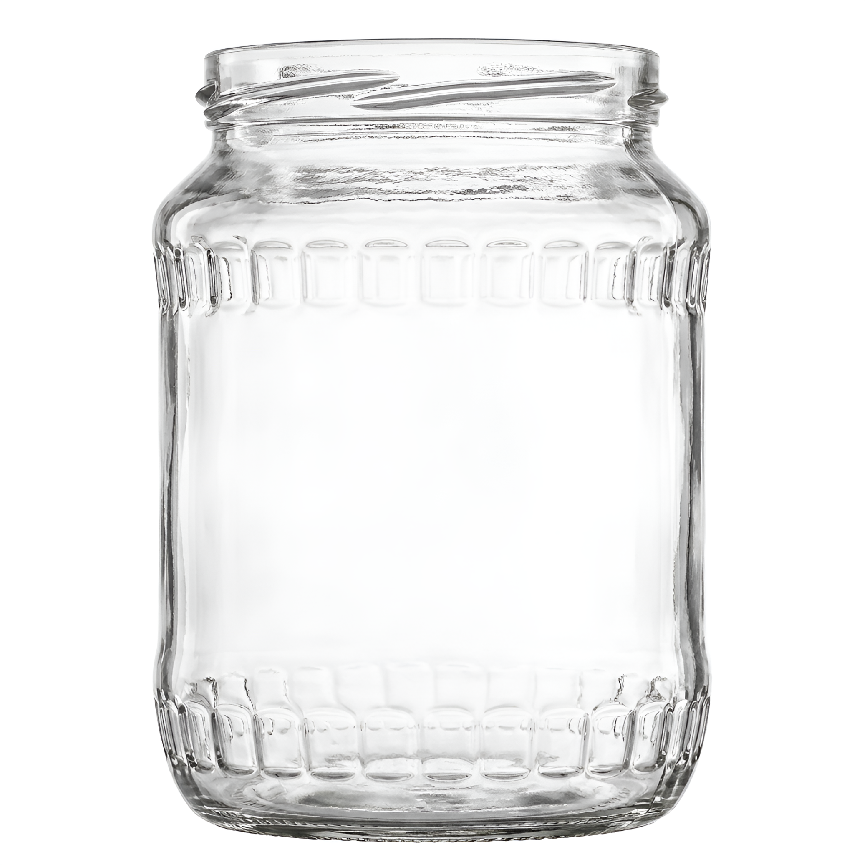 Skloobaly Zavařovací sklenice Facette 720 ml - TO 82 - paleta 1872 ks