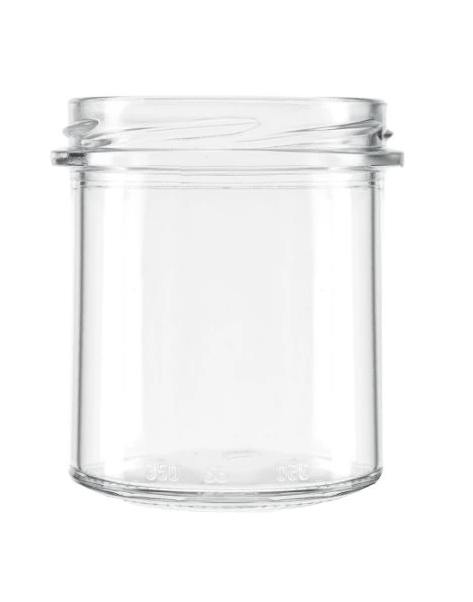 Levně Skloobaly Zavařovací sklenice Sturz / Rovná 350 ml TO 82 Od 1 ks: 1 ks