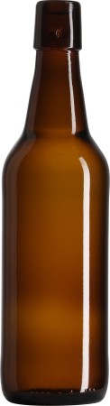 Levně O-I Czech Republic Skleněná lahev Lochmund 500 ml na pivo hnědá - pákový uzávěr