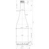 Skleněná lahev RW 750 ml PP 28