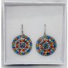 Skleněné náušnice MANDALA