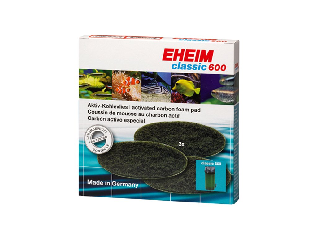 EHEIM filtrační vložka s aktivním uhlím Classic 2217 - 3ks (2628170)