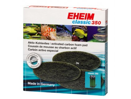 EHEIM filtrační vložka s aktivním uhlím Classic 2215 - 3ks (2628150)