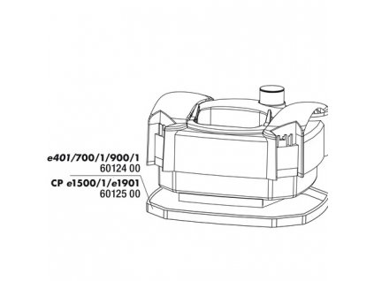 Těsnění pod hlavu filtru JBL Cristal Profi e15/1900/1,2