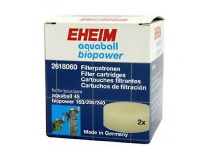 EHEIM filtrační molitan 2ks pro Aquaball 45 a Biopower (2618060)