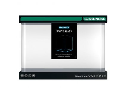 dennerle scapers tank weissglas 55 l
