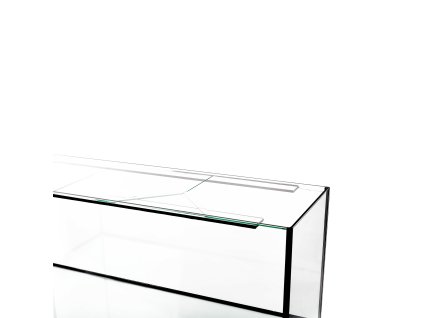 Krycí skla 100x40 cm pro akvárium ze skla 10 mm