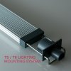 Redukce pro uchycení LED osvětlení TWINSTAR G-Line do tělesa na zářivky T5 nebo T8