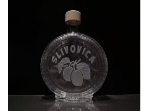 Láhev na slivovici 0,5 l Budík