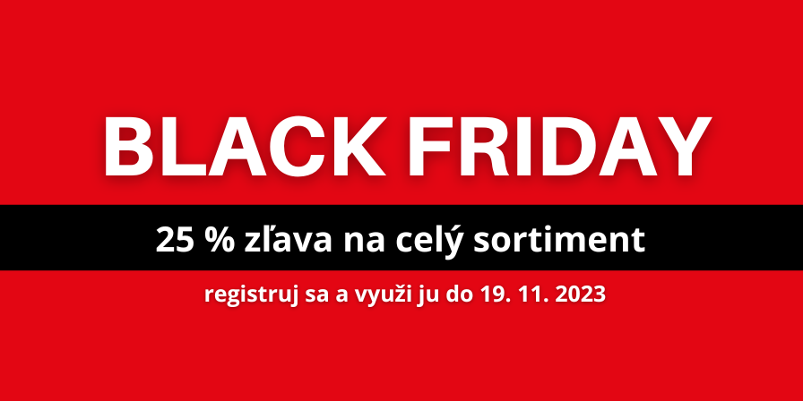 BLACK FRIDAY - len do 19.11.2023