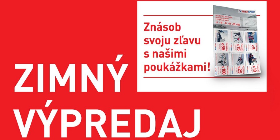 Zimný VÝPREDAJ až do 28.2.2023