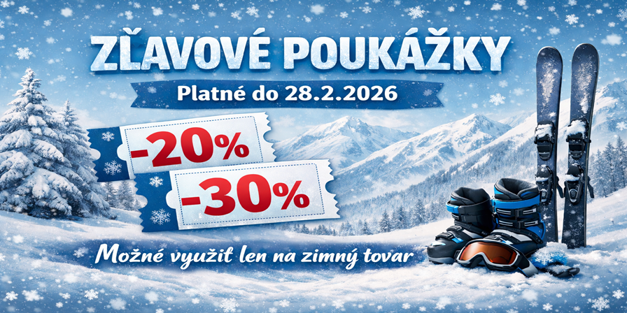 Zľavové kupóny na zimńy tovar 2026