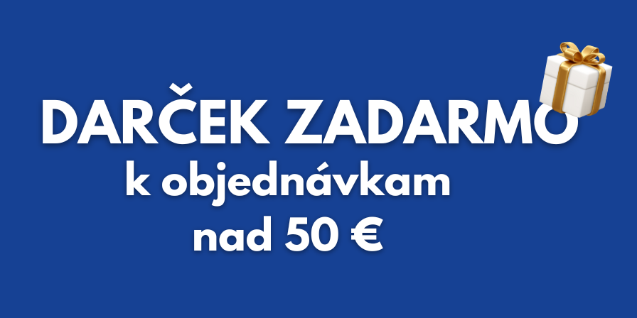 Darčeky k objednávkam nad 50 € do 30.6.2022