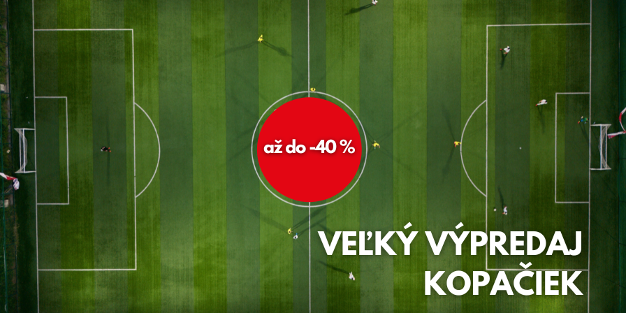 Výpredaj kopačiek zľavy až 40%