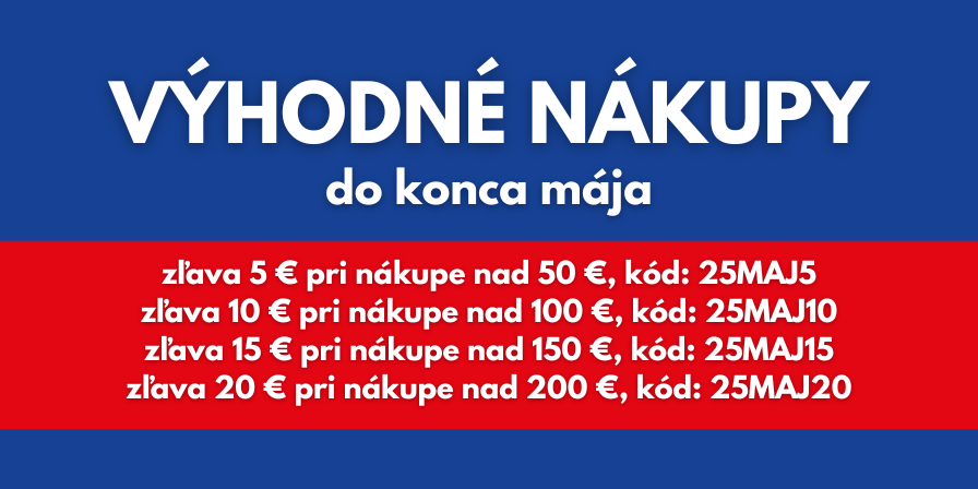 Májové zľavové kupóny na rok 2025