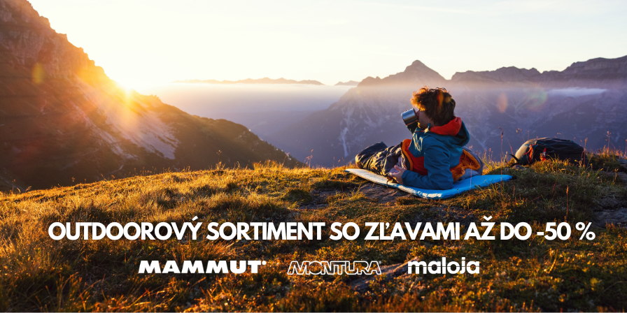 Zľavy až do 50% na značky Mammut, Maloja a Montura