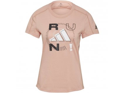 Adidas Dám. bežecké tričko Run Logo W 1