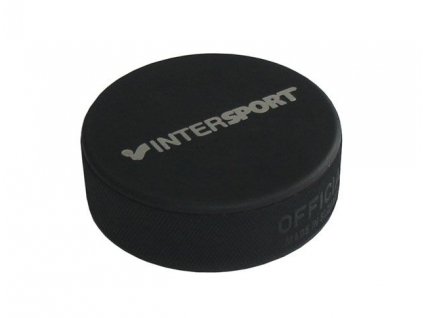 Hokejový puk Intersport (Farba čierna)