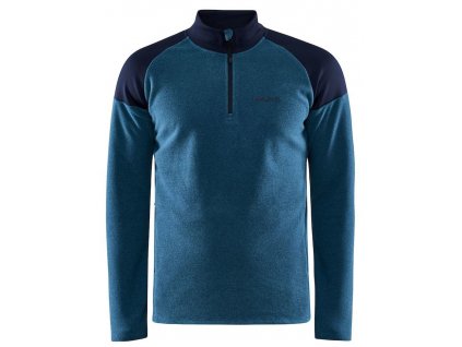CRAFT Pán. lyžiarske tričko 1/2 zisp, Co (Farba Modrá, Veľkosť XXL)
