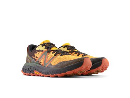 Pánske trailové bežecké topánky New Balance Fresh Foam Hierro v7 (Farba čierna / oranžová, Veľkosť 95)
