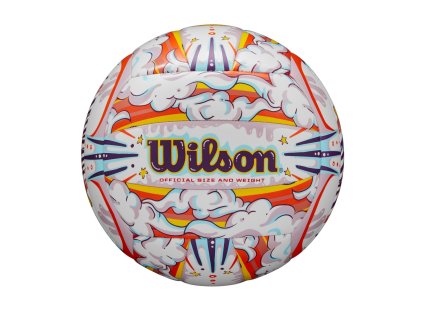 Wilson Volejbalová lopta Graffiti (Farba Krémová, Veľkosť 0)