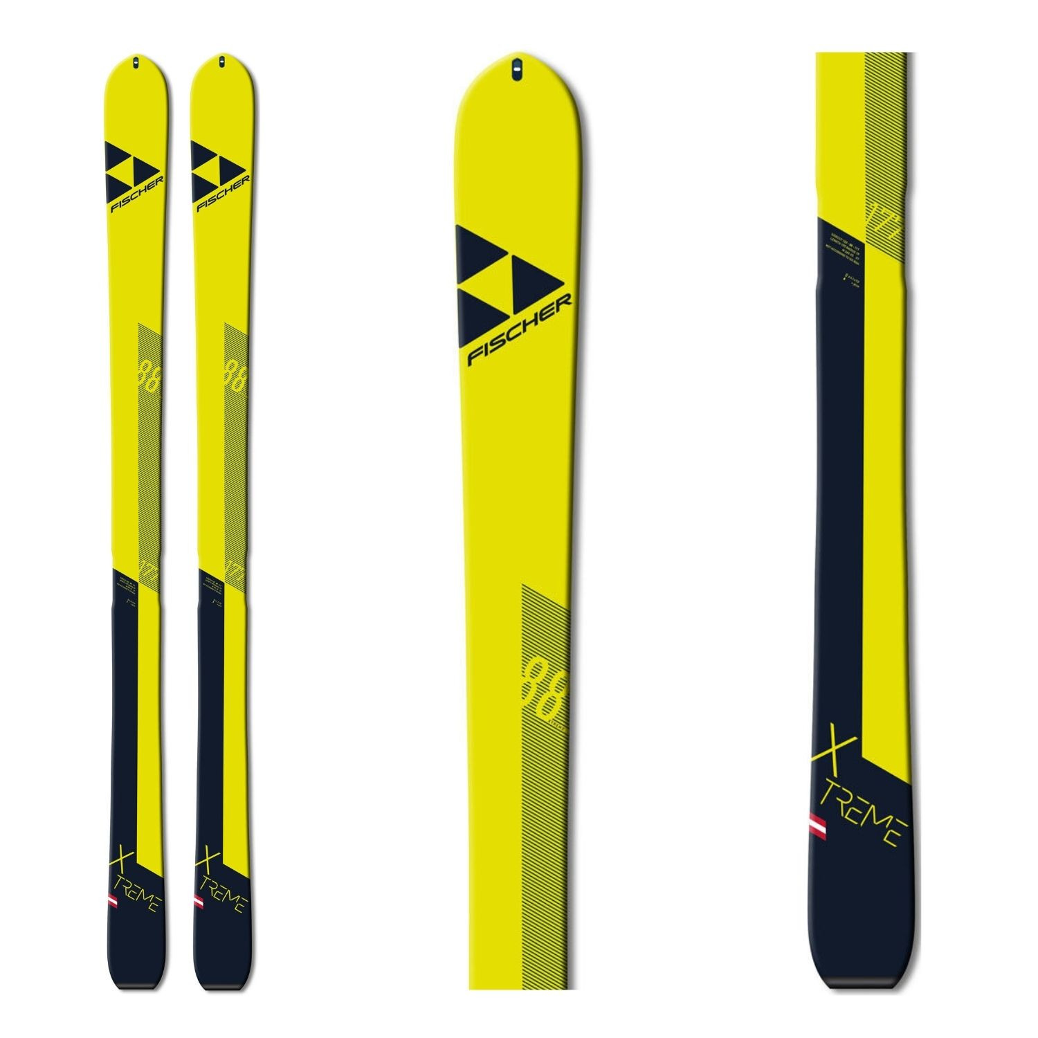 E-shop Fischer skialpinistické lyže X-Treme 88 21/22 Farba: čierna