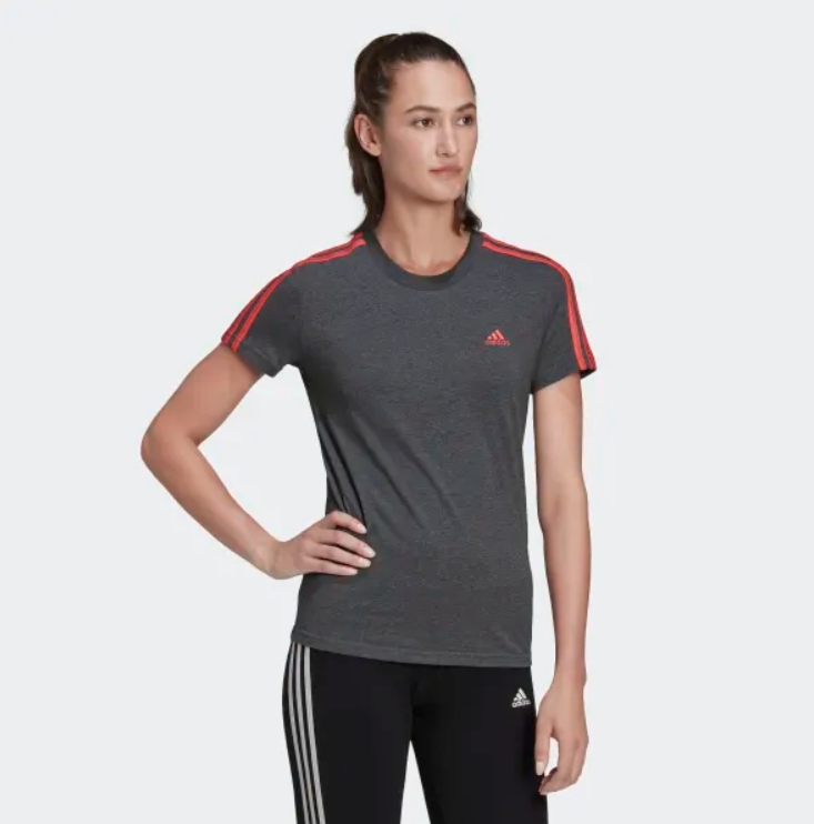 E-shop ADIDAS Dám. tričko Loungewear Essentials Farba: Antracit