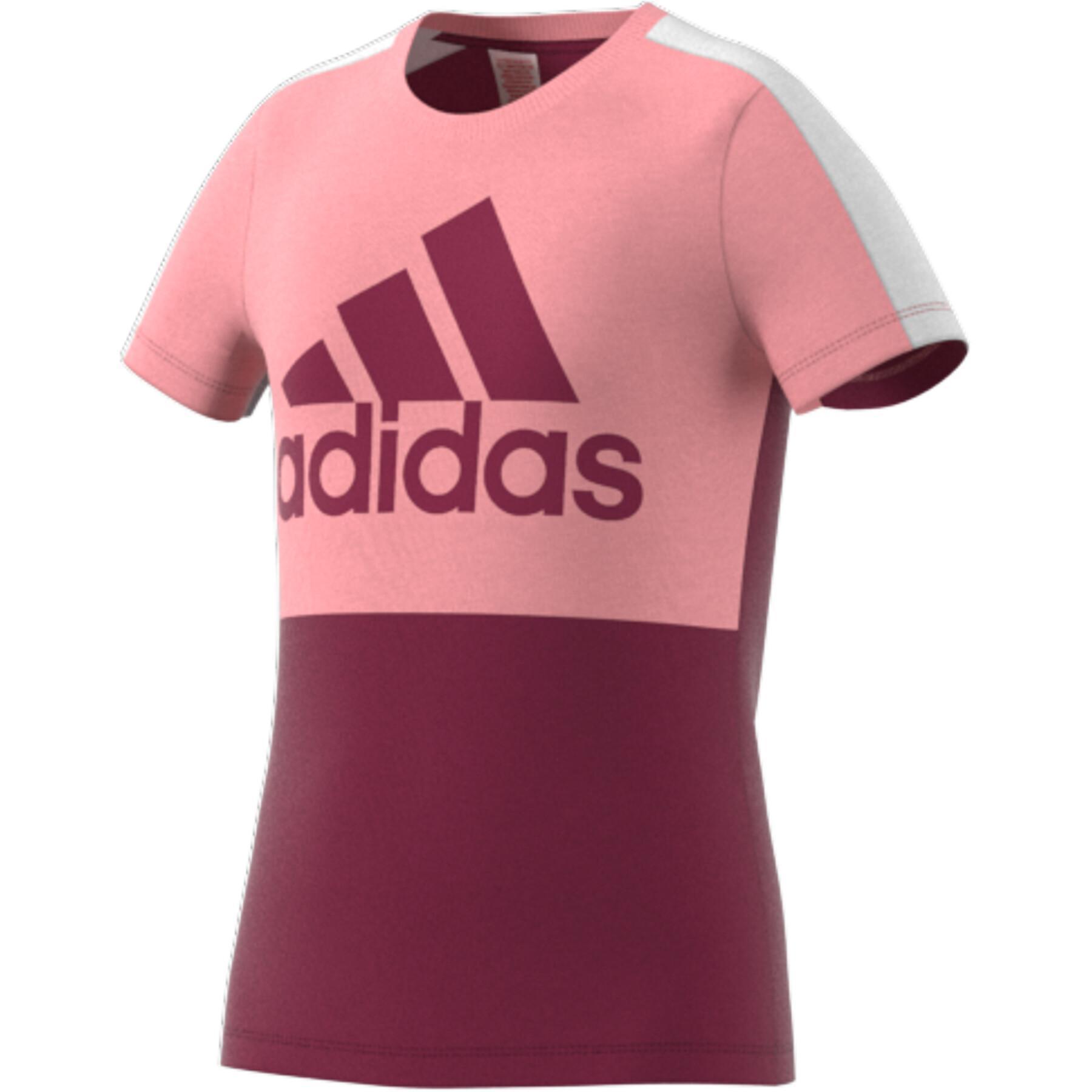 E-shop adidas Die. tričko G CB LOGO TEE Farba: Tmavočervená