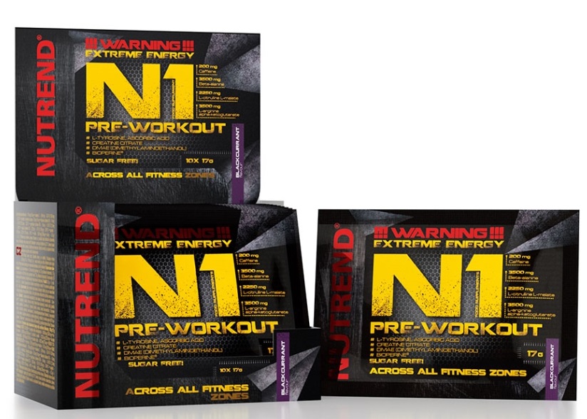 E-shop NUTREND N1 Pre-workout Farba: Biela