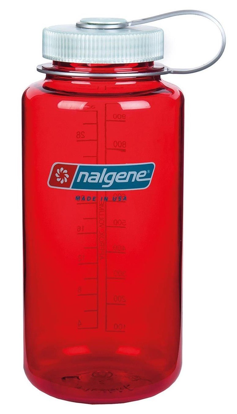 E-shop NALGENE Wide Mouth 1l Fľaša na nápoje Farba: Vínovočervená